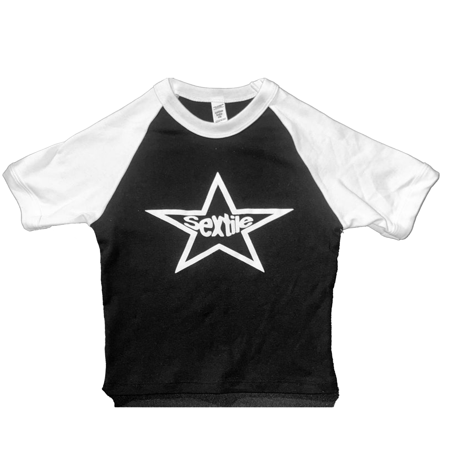 Star Baby Tee (Black & White)