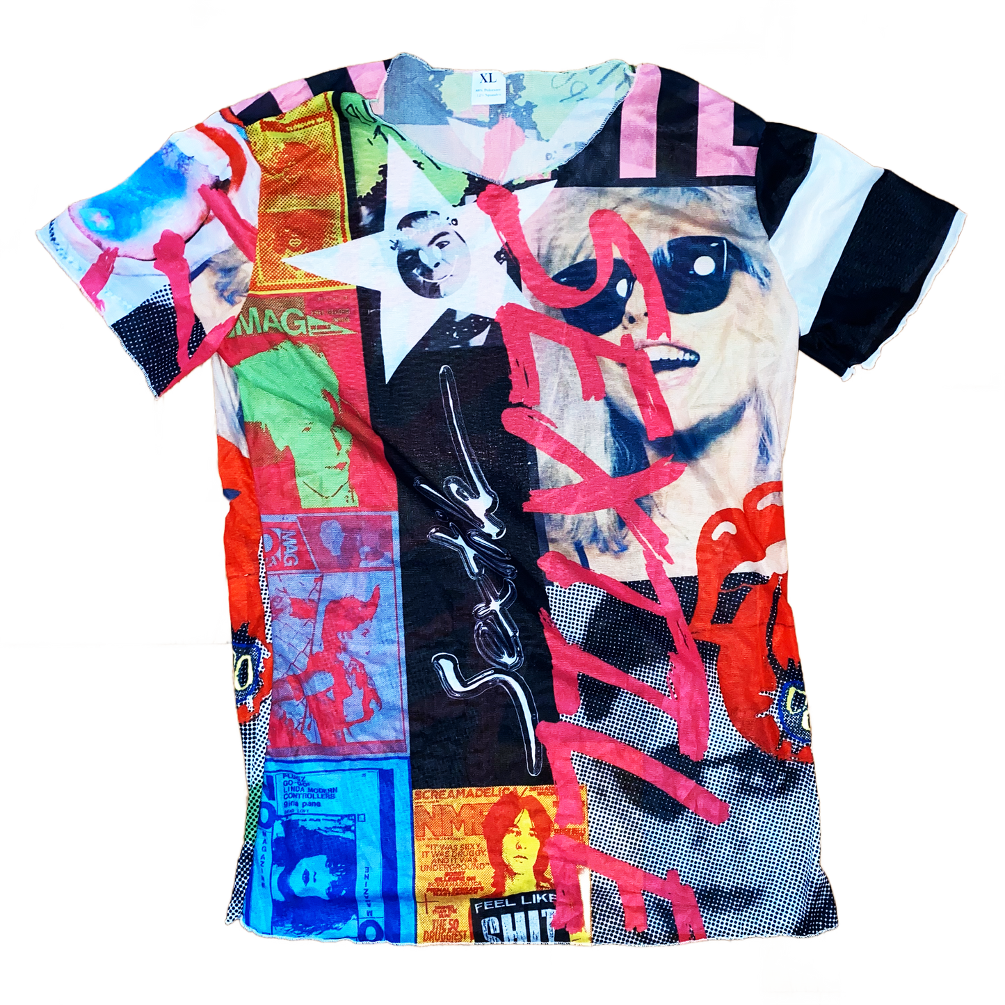 Collage Mesh Top
