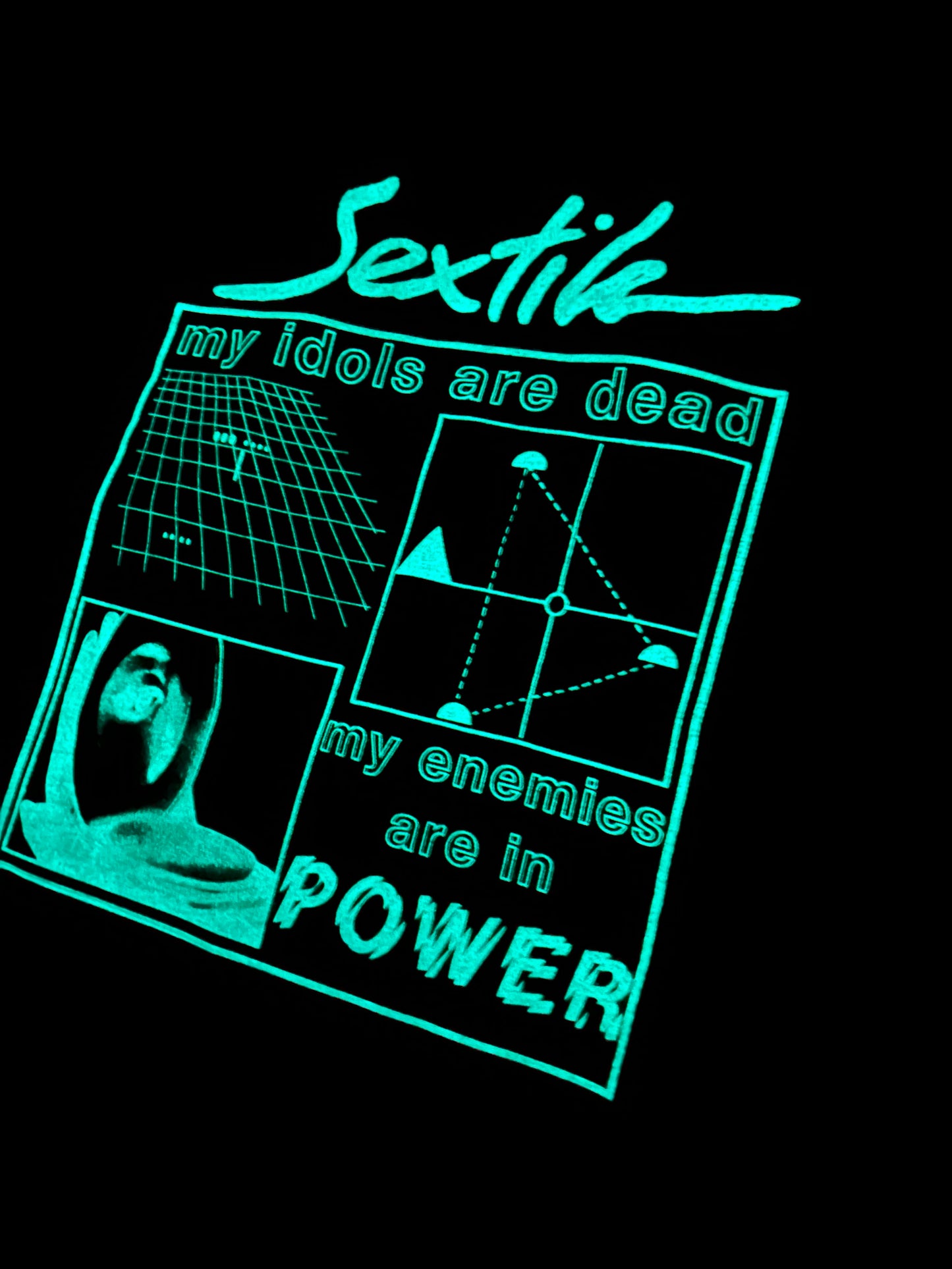My Idols Are Dead TShirt (Glow in the Dark)