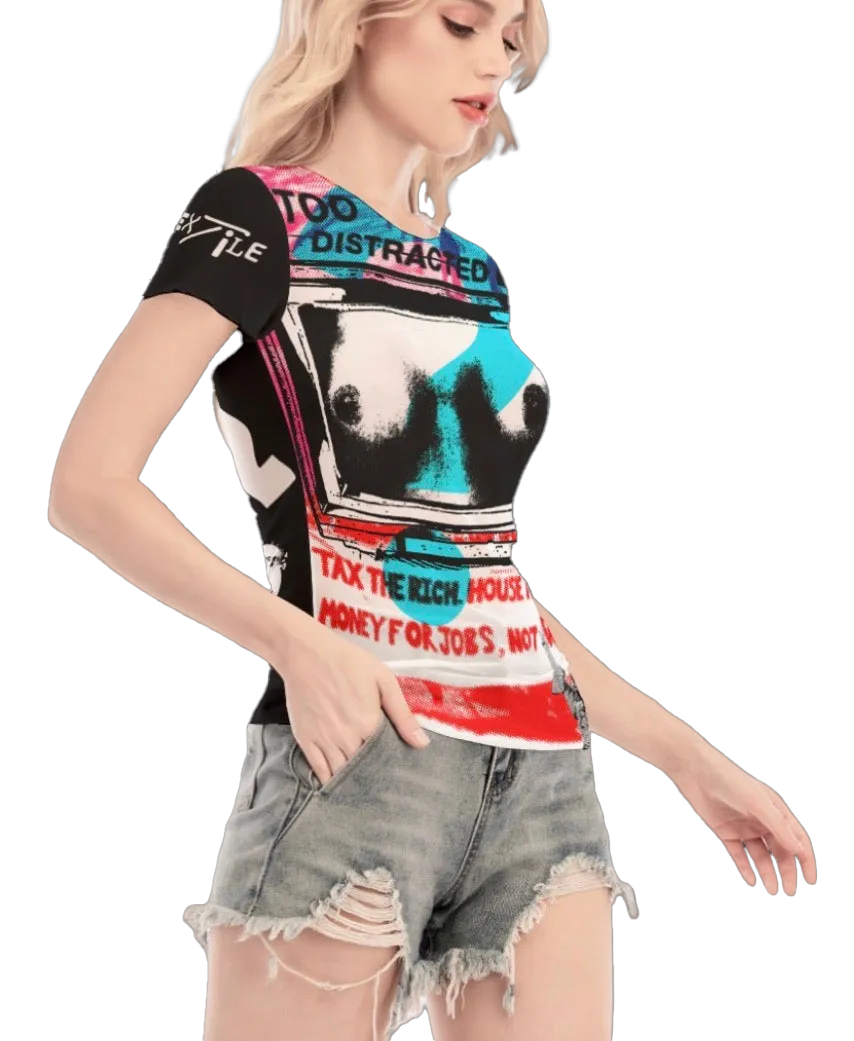 TV Mesh Top Short Sleeve